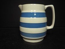 Vintage jug blue for sale  STOKE-ON-TRENT