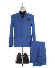 Mod suit blue for sale  LONDON