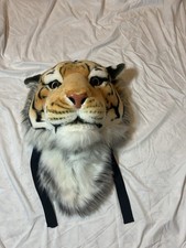 INCRÍVEL MOCHILA DE OMBRO GRANDE 3D CABEÇA DE TIGRE DA SELVA PELE SINTÉTICA comprar usado  Enviando para Brazil