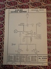 Original lucas wiring for sale  LLANGOLLEN