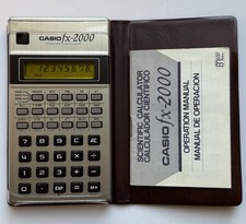 Usado, Vintage 1977 Casio fx-2000 Calculadora Científica Japão Capa e Manual A+ TESTADO comprar usado  Enviando para Brazil