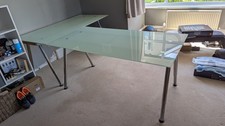 Ikea glass table for sale  COLWYN BAY