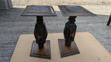 Pair solid oak for sale  ASHFORD