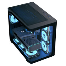 PC para jogos de vidro curvo 10 núcleos CPU 16GB DDR5 500 GB M.2+3TB HD W11 RTX 5060 Ti comprar usado  Enviando para Brazil