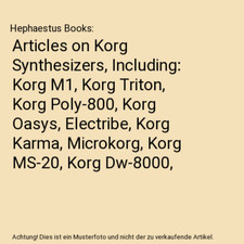 Artikel korg synthesizer gebraucht kaufen  Trebbin