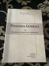 Pedagogia generale. elementi usato  Rosa