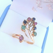 Bague rubis saphirs d'occasion  Meximieux