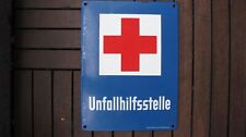 Unfallhilfsstelle emailschild  gebraucht kaufen  Hamburg