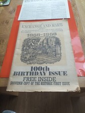 Mart 100th year for sale  COLCHESTER