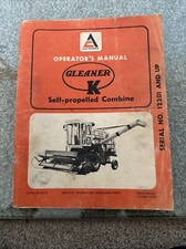 Gleaner operators manual for sale  Kirklin