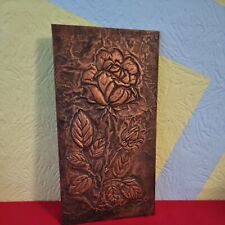 Rose kupferblech relief gebraucht kaufen  Hannover