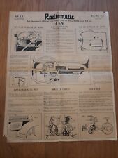 Antique poster radiomatic d'occasion  Expédié en Belgium