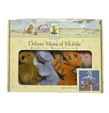 Clássico Pooh Deluxe Musical Leitão Móvel Olhos Tigre Winnie Decoração de Berçário comprar usado  Enviando para Brazil