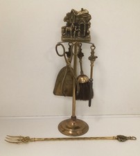 Brass fireplace companion for sale  UK
