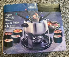 Conjunto de fondue 17 peças, caixa aberta, nunca usado, usado comprar usado Conjunto de fondue 17 peças, caixa aberta, nunca usado, usado comprar usado  Enviando para Brazil