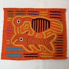 Vintage Mola Feito à Mão Têxtil, Panamá, Meio Século comprar usado  Enviando para Brazil