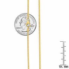 Collar colgante de cadena Franco de oro amarillo de 14k sólido de 1,2 mm 16"-24" segunda mano  Embacar hacia Mexico