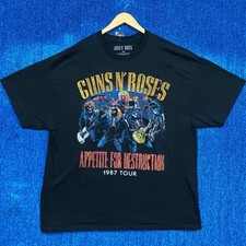 Camiseta Guns N' Roses Appetite for Destruction 1987 Tour Rock Band tamanho XXL comprar usado  Enviando para Brazil