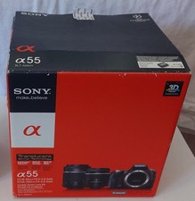 SONY Alpha SLT-A55VY Kamera +2 SONY Objektiven 18-55mm 55-200mm OVP Fast WIE NEU comprar usado  Enviando para Brazil