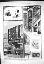 Antique print 1882 for sale  UK