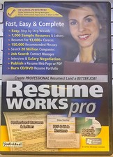 Resume works pro for sale  Wheeling