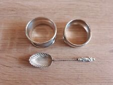 Silver serviette rings for sale  LUTON