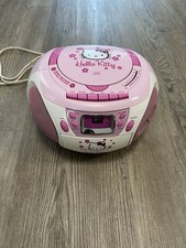 Gravador de cassete rádio AM/FM Hello Kitty CD player Boombox modelo KT2028A funciona comprar usado  Enviando para Brazil