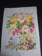 Needlepoint picture 1980s for sale  READING