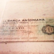 Miniassegno l.100 banca usato  Battipaglia