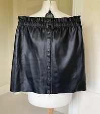 Zara faux leather for sale  SOLIHULL