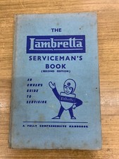 Lambretta serviceman book for sale  TETBURY