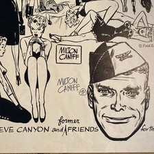 Milton caniff signed for sale  Hollywood