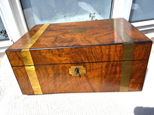 Antique walnut brass for sale  HARTLEPOOL