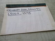 Triumph 2000 2500tc for sale  RHYL