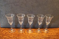 Vintage etched glass for sale  Stuart