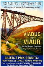 Affiche poster viaduc d'occasion  Soorts-Hossegor