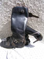 Motorcycle leather boots for sale  POOLE