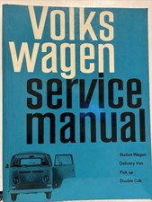 Volkswagen 1968-70 Manual de Serviço Estação Vagão Entrega Van Pick Up Cabine Dupla comprar usado  Enviando para Brazil