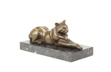 Bronzeskulptur einer katze gebraucht kaufen  Markt Schwaben