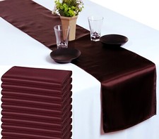 Burgundy satin table for sale  Olyphant