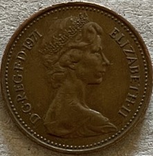Moneta penny 1971. usato  Avezzano