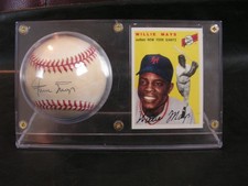 Tela de beisebol assinada por Willie Mays ONL N/M 1951 ROY 2 X MVP 1954 POY 660 HR's comprar usado  Enviando para Brazil