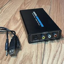 Escalador conversor analógico composto de áudio S/vídeo para digital HDMI 720p/1080p comprar usado  Enviando para Brazil
