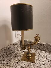 Lámpara de mesa de escritorio vintage de latón en polvo cuerno genio candelabro ¿tal vez rígido? segunda mano  Embacar hacia Argentina