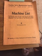 1945 precision tool for sale  Simi Valley