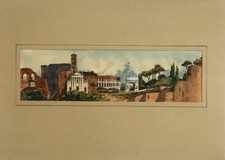Original watercolor colosseum for sale  Key Biscayne