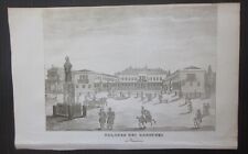 1831 Palazzo dei Zamoyski acquaforte Warsaw Warszawa Pałac Błękitny Zamoyskich na sprzedaż  Wysyłka do Poland