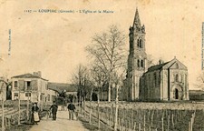 Carte loupiac église d'occasion  Genillé