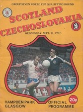 Scotland czechoslovakia cup for sale  DUNBAR