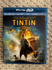 The Adventures of Tintin (Three-Disc Combo: Blu-ray 3D / Blu-ray / DVD / Digital comprar usado  Enviando para Brazil